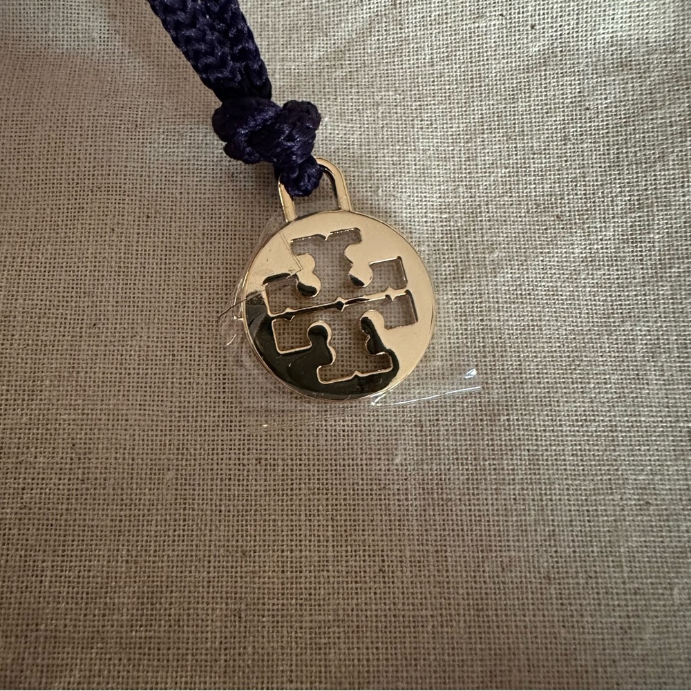 Authentic Tory Burch Large Drawstring Canvas Dust… - image 2